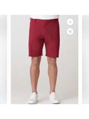 NWT Swet Tailor Men's Red Everyday Chino Short Size 28
